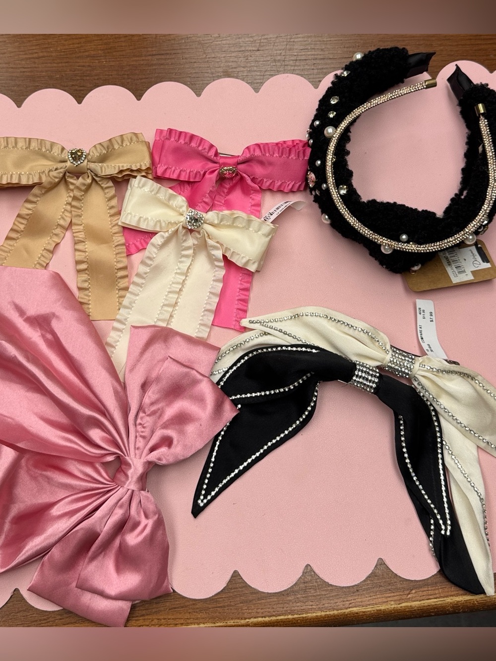 Lot of Decorative Hair Bows and Headbands